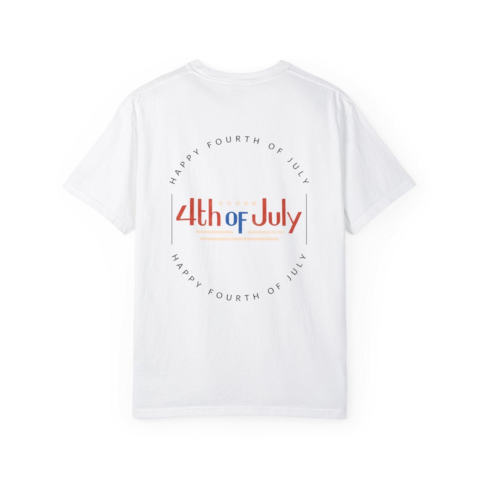 4th of July t - shirt - Independence Day - Unisex - Alex's Store - White - 