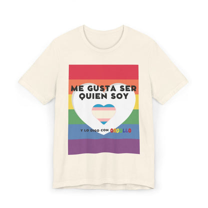 🏳️‍🌈 Me gusta ser quién soy y lo digo con orgullo 🏳️‍⚧️ - Pride Month - ❤ LOVE IS LOVE ❤ - Unisex T-Shirts Jerseys - Alex's Store -  - 