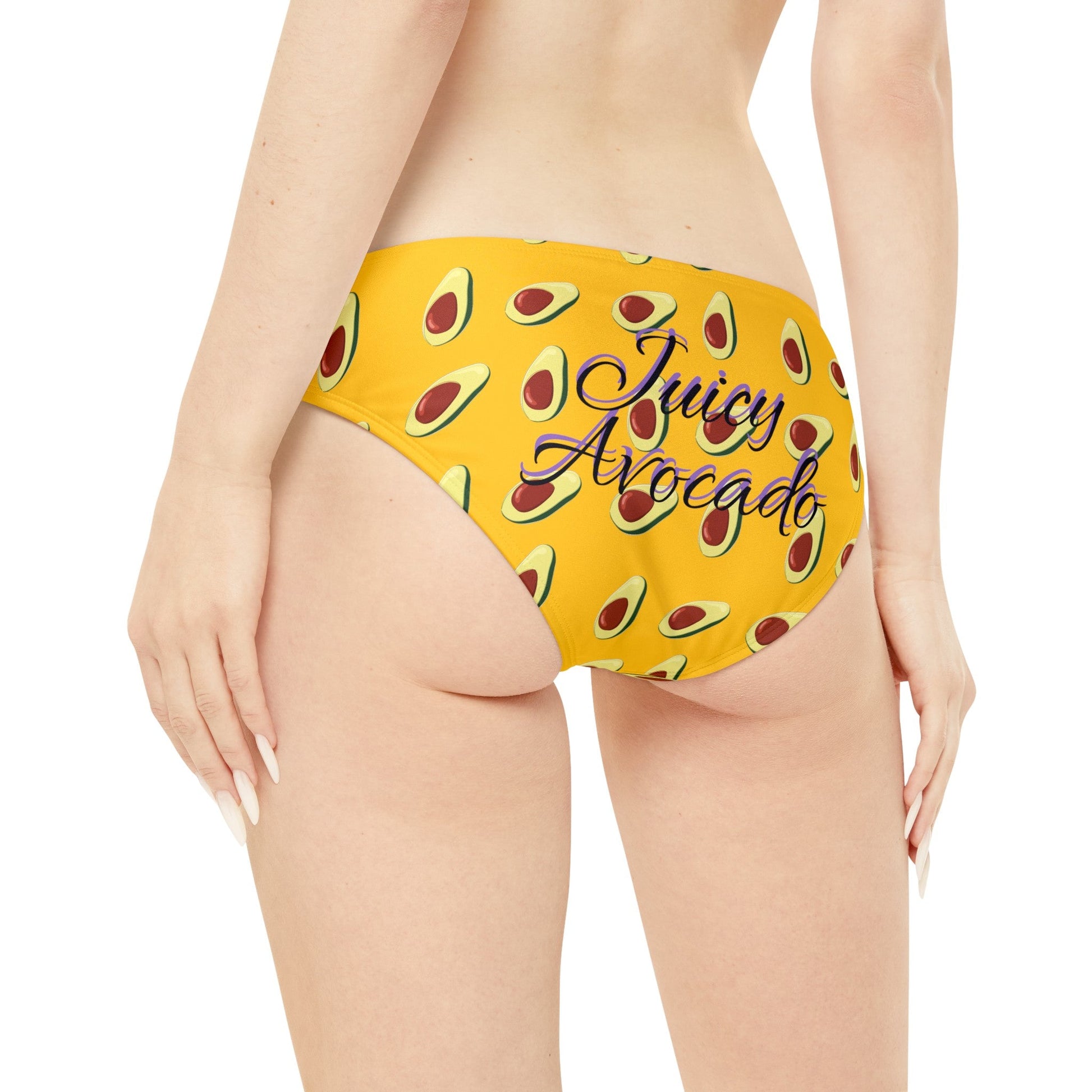 Juicy Avocado - Avocado pattern - Loop Tie Side Bikini (AOP) - Alex's Store - XS - 